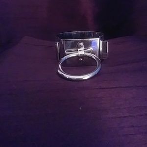 Silver knock knock bracelet